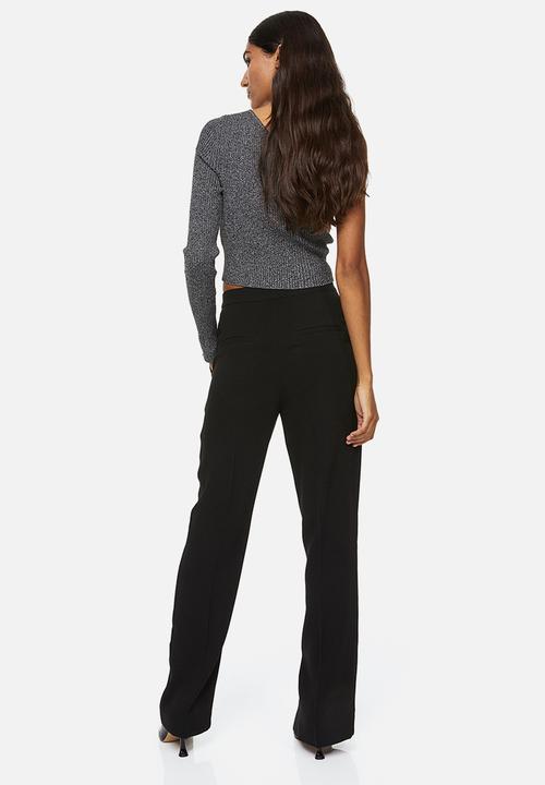 H&M - Tailored trousers - black