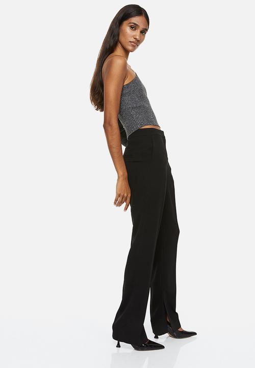 H&M - Tailored trousers - black