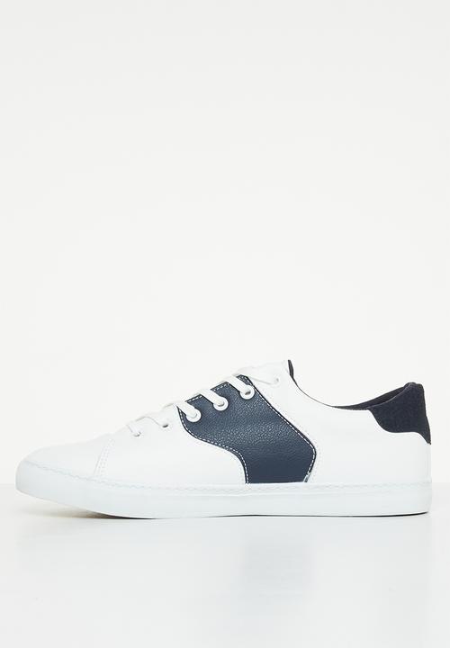 POLO - Side flash pu sneaker - navy