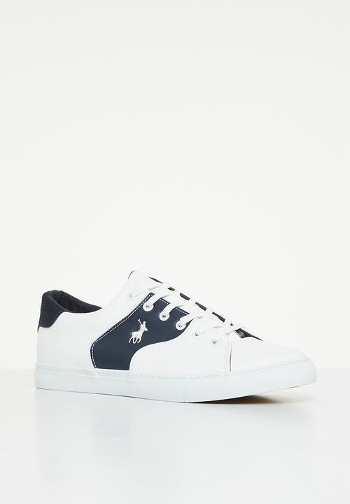 POLO - Side flash pu sneaker - navy