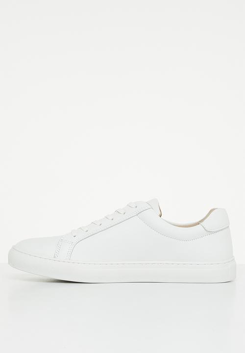 POLO - Classic leather sneaker - white