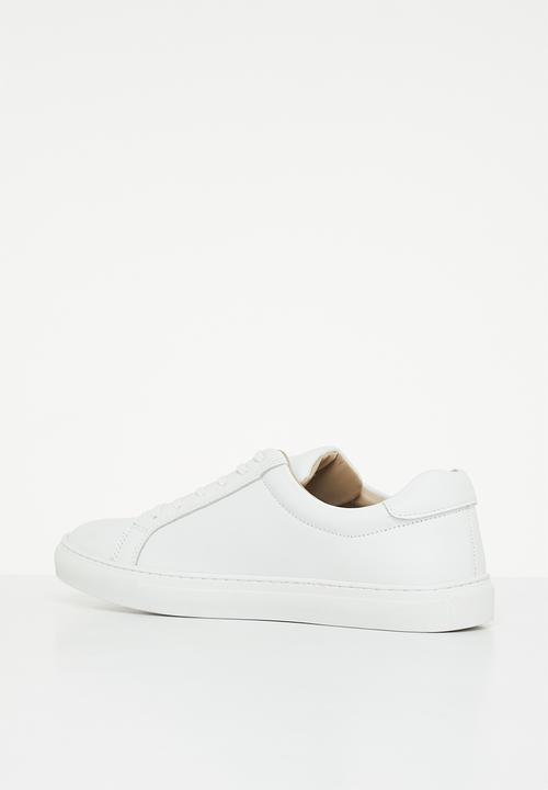 POLO - Classic leather sneaker - white