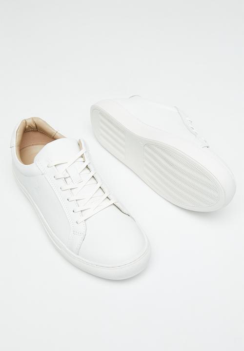POLO - Classic leather sneaker - white