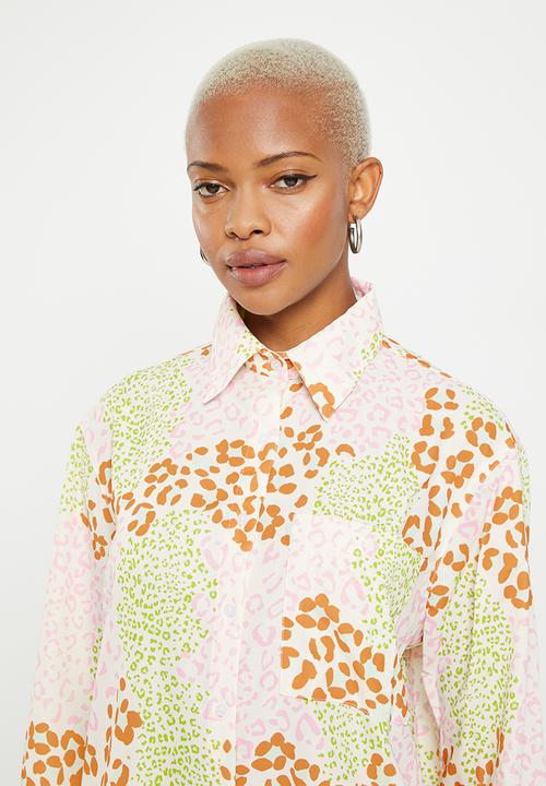Glamorous - Oversized shirt - leopard multi