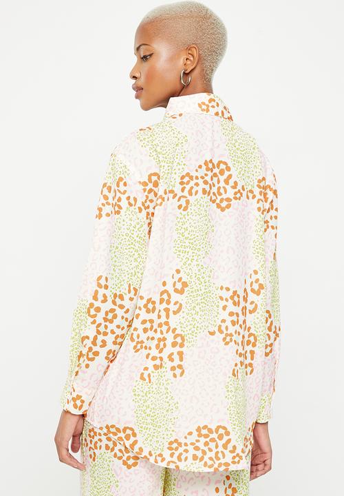 Glamorous - Oversized shirt - leopard multi