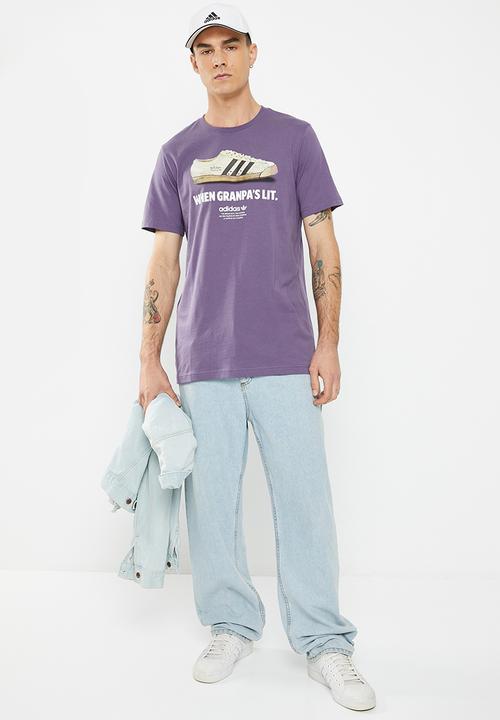 adidas Originals - New age tee m - tech purple