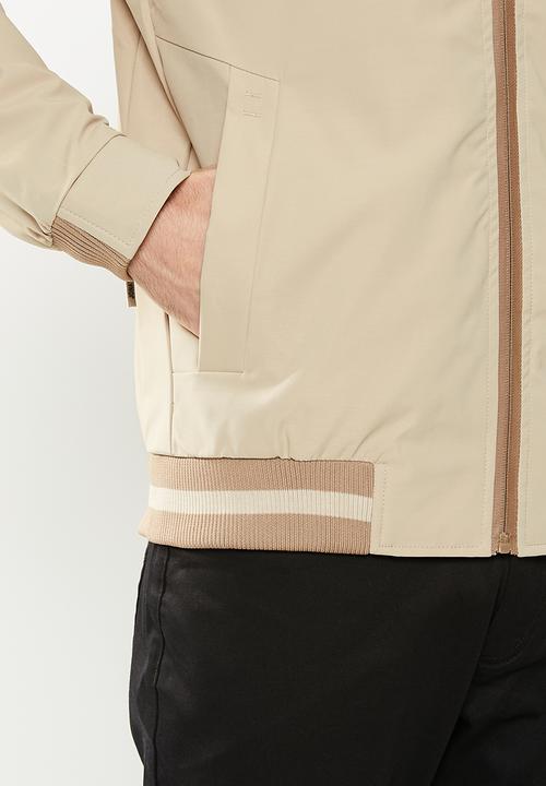 Jonathan D - Bruce zip through jacket - cement