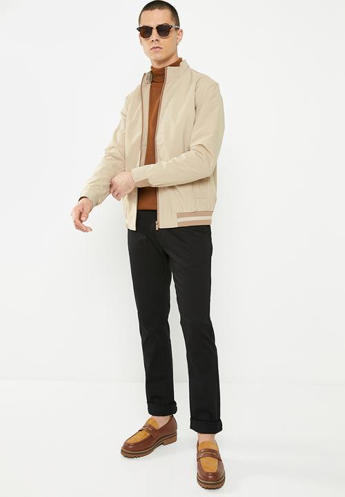 Jonathan D - Bruce zip through jacket - cement