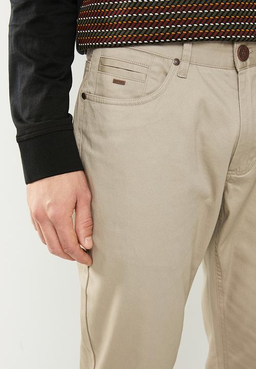 Jonathan D - Victor cotton trousers - cement