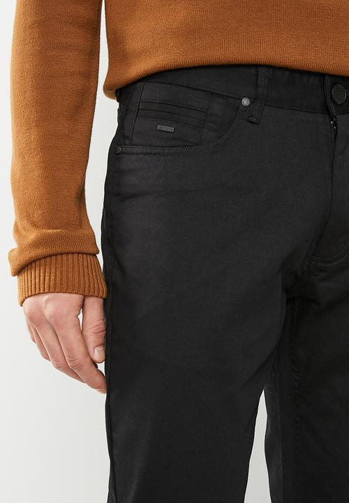 Jonathan D - Victor cotton trousers - black