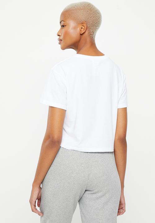 Reebok - Ri bl crop tee - white/vector blue