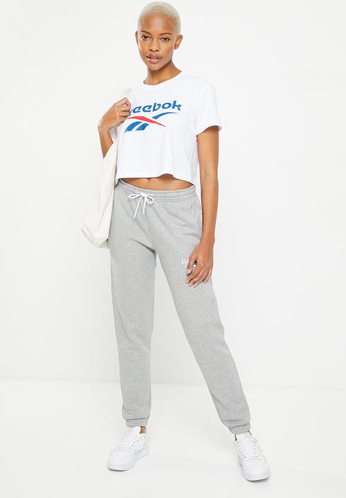 Reebok - Ri bl crop tee - white/vector blue