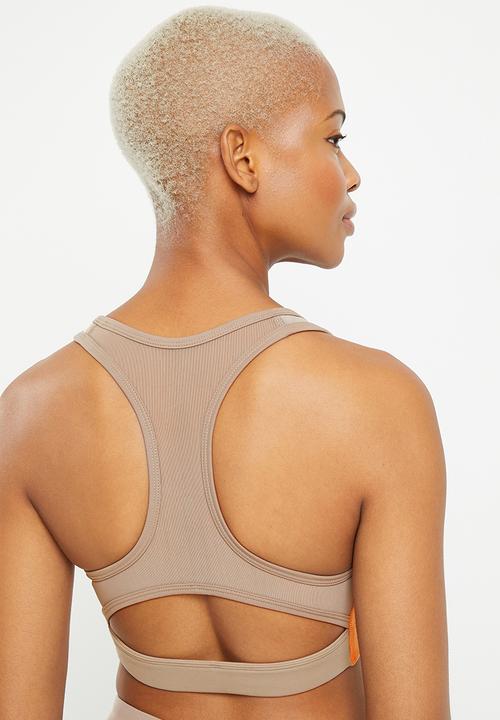 Reebok - Lux racer bra - colourblock - taupe