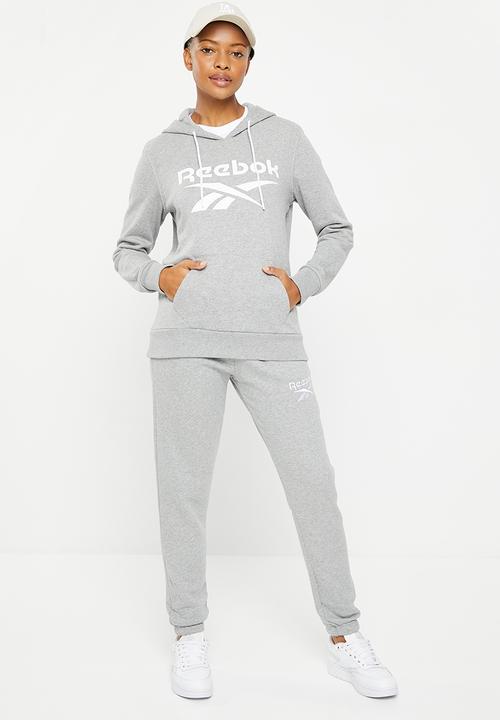 Reebok - Ri bl fleece hoodie - medium grey heather