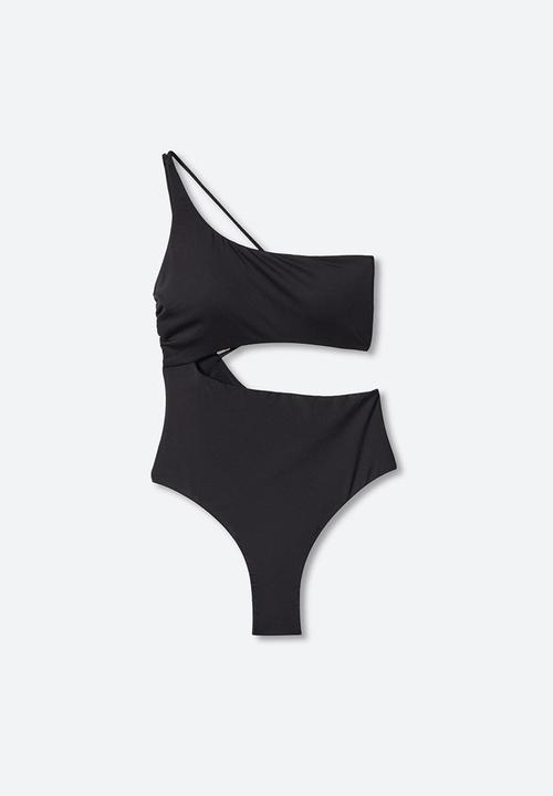 MANGO - Swimsuit cira - black