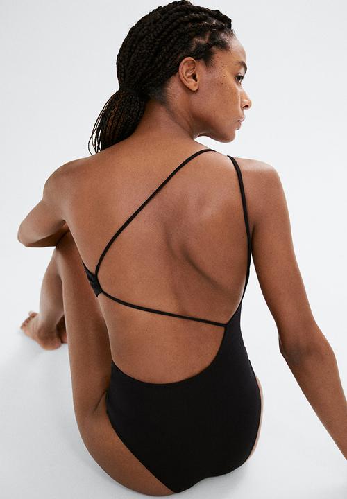 MANGO - Swimsuit cira - black