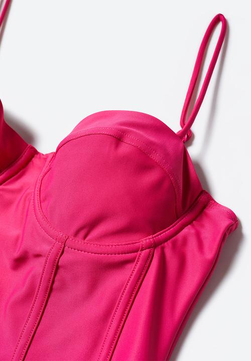 MANGO - Swimsuit cam - pink