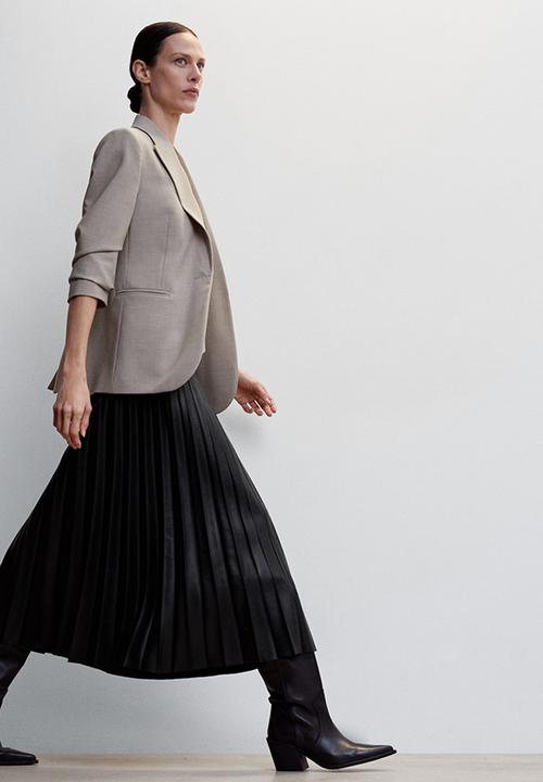 MANGO - Skirt long - black