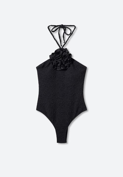 MANGO - Swimsuit nanet - black