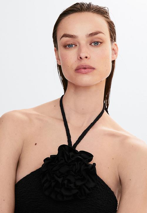 MANGO - Swimsuit nanet - black