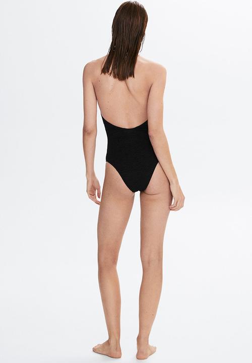 MANGO - Swimsuit nanet - black
