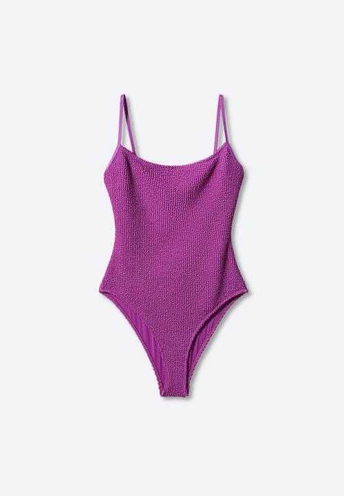 MANGO - Swimsuit ocean1 - medium purple