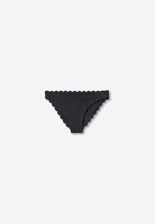 MANGO - Bikini bottom ondita - black