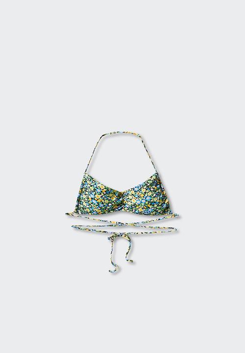 MANGO - Bikini top - black