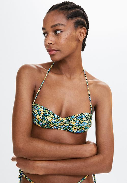 MANGO - Bikini top - black