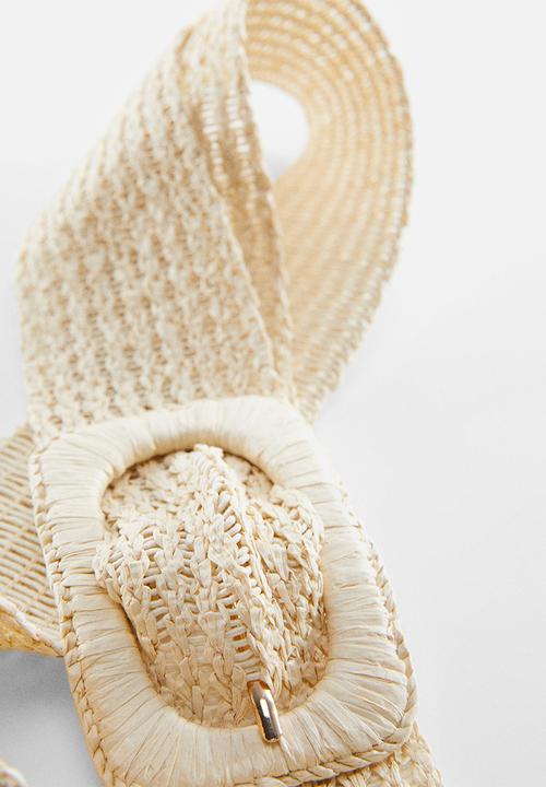 MANGO - Belt miriam - beige