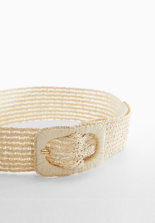 MANGO - Belt miriam - beige