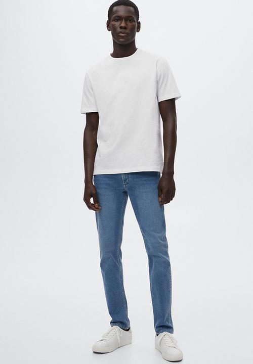 MANGO - T-shirt bellow - white1