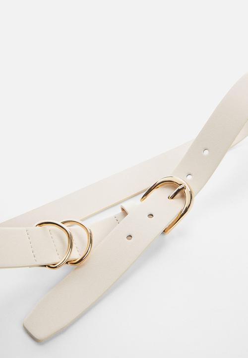 MANGO - Belt jana - ecru