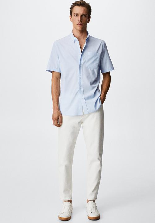 MANGO - Shirt ginza h - skye blue