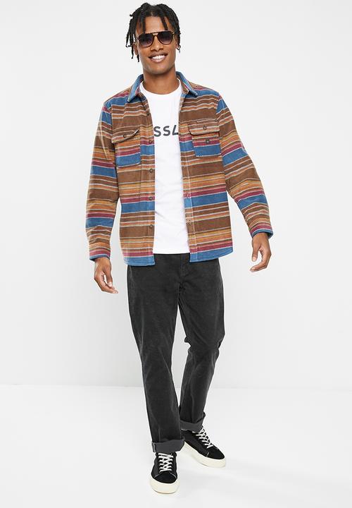 Vissla  - Eco-zy long sleeve polar flannel - brown