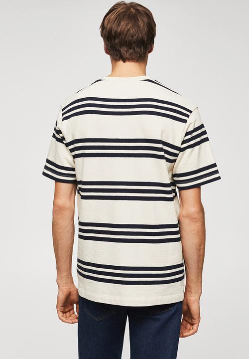 MANGO - T-shirt Maggie - light beige