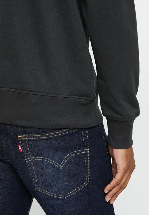 Fox - Shield crew fleece sweat - black