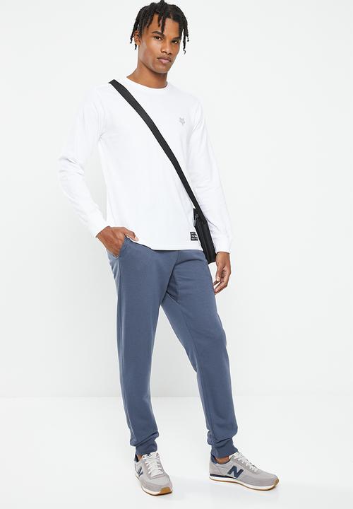 Fox - Axion long sleeve tee - white