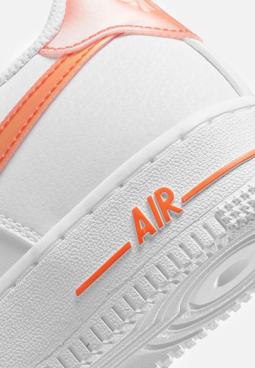 Nike - Nike air force 1 nn gs kwe - white/safety orange