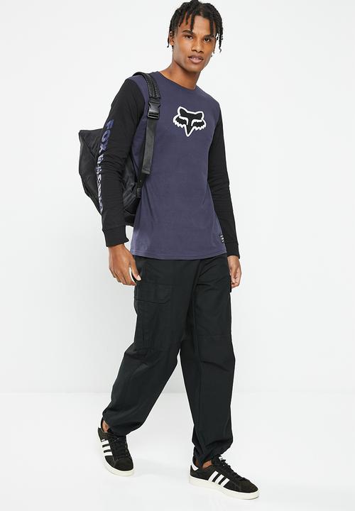 Fox - Karrera head long sleeve tee - deep colbalt