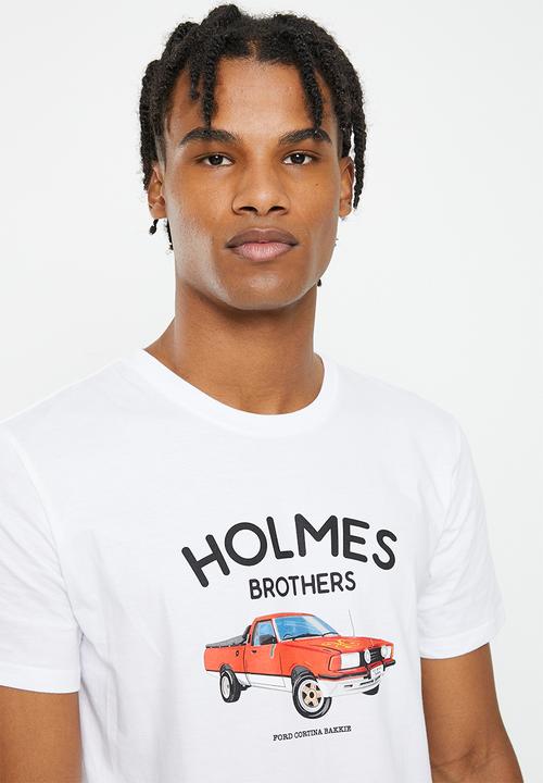 Holmes Bro's - Ford cortina short sleeve tee - white