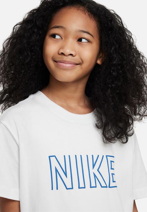 Nike - G nsw bf tee prnt sw - summit white