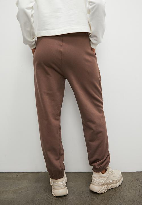 Blake - Slouch track pants - choc