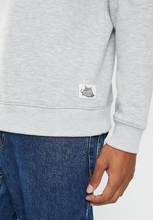 Holmes Bro's - Jaguar sweat - heather grey