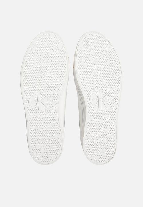 Calvin Klein - Vulc flatf low wrap around logo - white