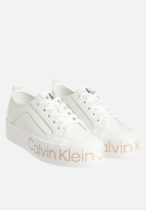 Calvin Klein - Vulc flatf low wrap around logo - white
