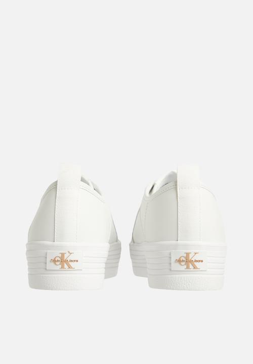 Calvin Klein - Vulc flatf low wrap around logo - white