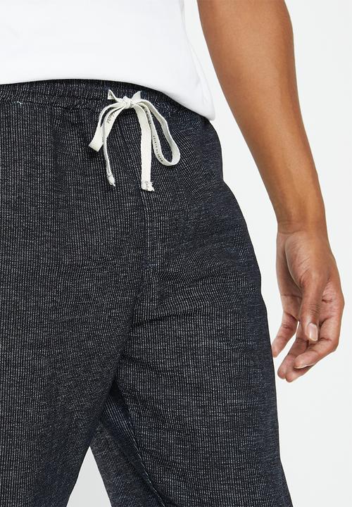 Holmes Bro's - Stripe easy pant - dark indigo