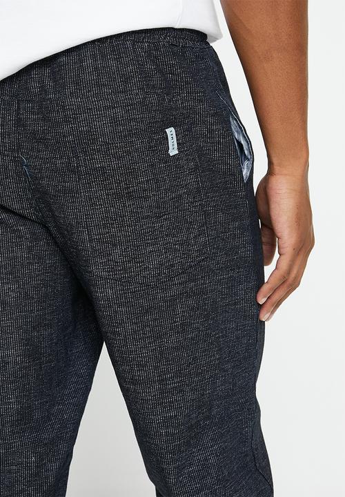Holmes Bro's - Stripe easy pant - dark indigo
