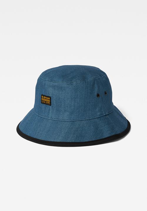 G-STAR - Denim bucket hat - navy